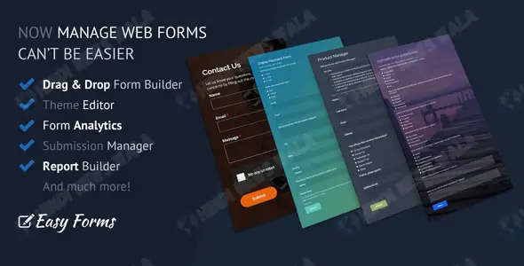 Easy Forms v2.2.1 Nulled – Advanced Form Builder and Manager PHP Script