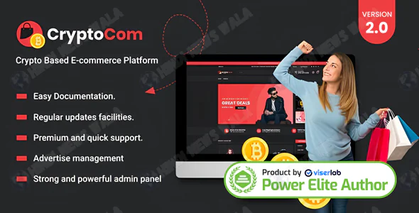 CryptoCom v2.0 - Crypto Based Ecommerce Shopping Platform - nulled
