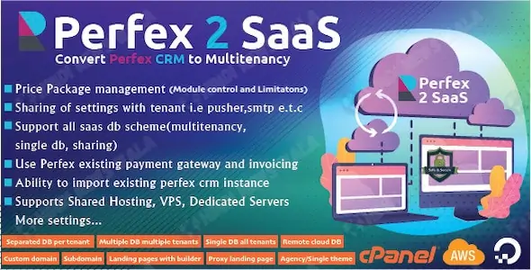 Perfex CRM SaaS Module v0.3.3 - Transform Your Perfex CRM into a Powerful Multi-Tenancy Solution